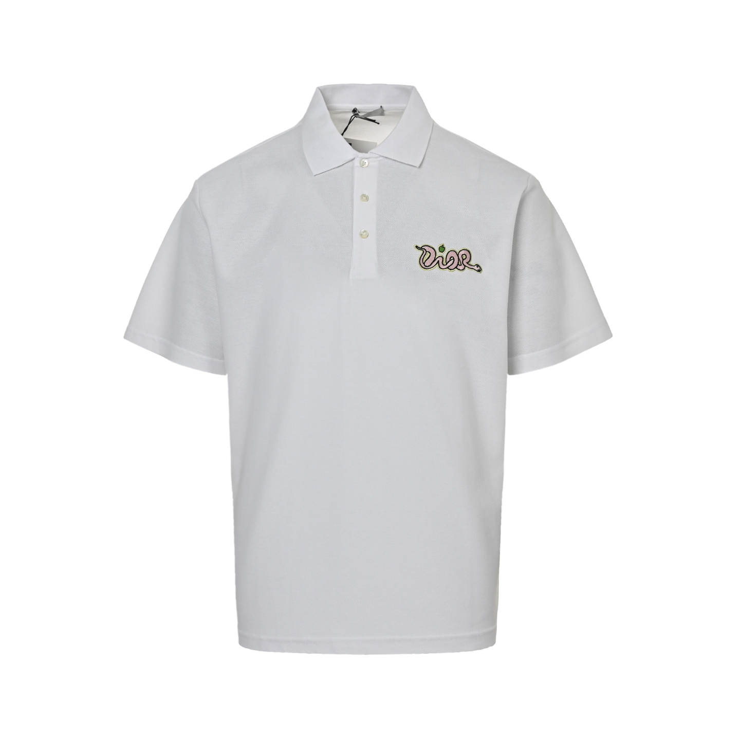 Dior 25ss KAWS Year of the Snake Embroidered Small Logo Polo Short Sleeve