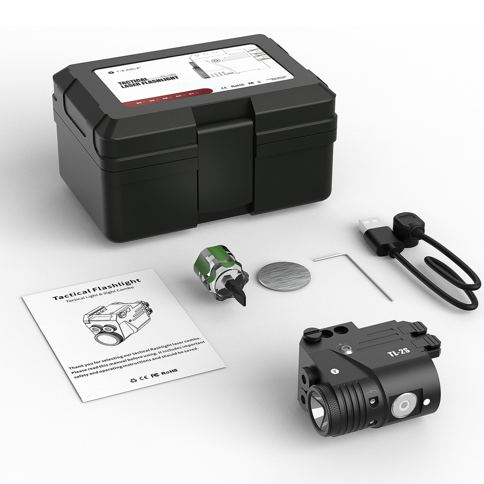 ⚡Holiday Special sale⚡-Super Bright  Rechargeable Tactical Light &160 Meter Long Range Use for Outdoor Security Adjustable