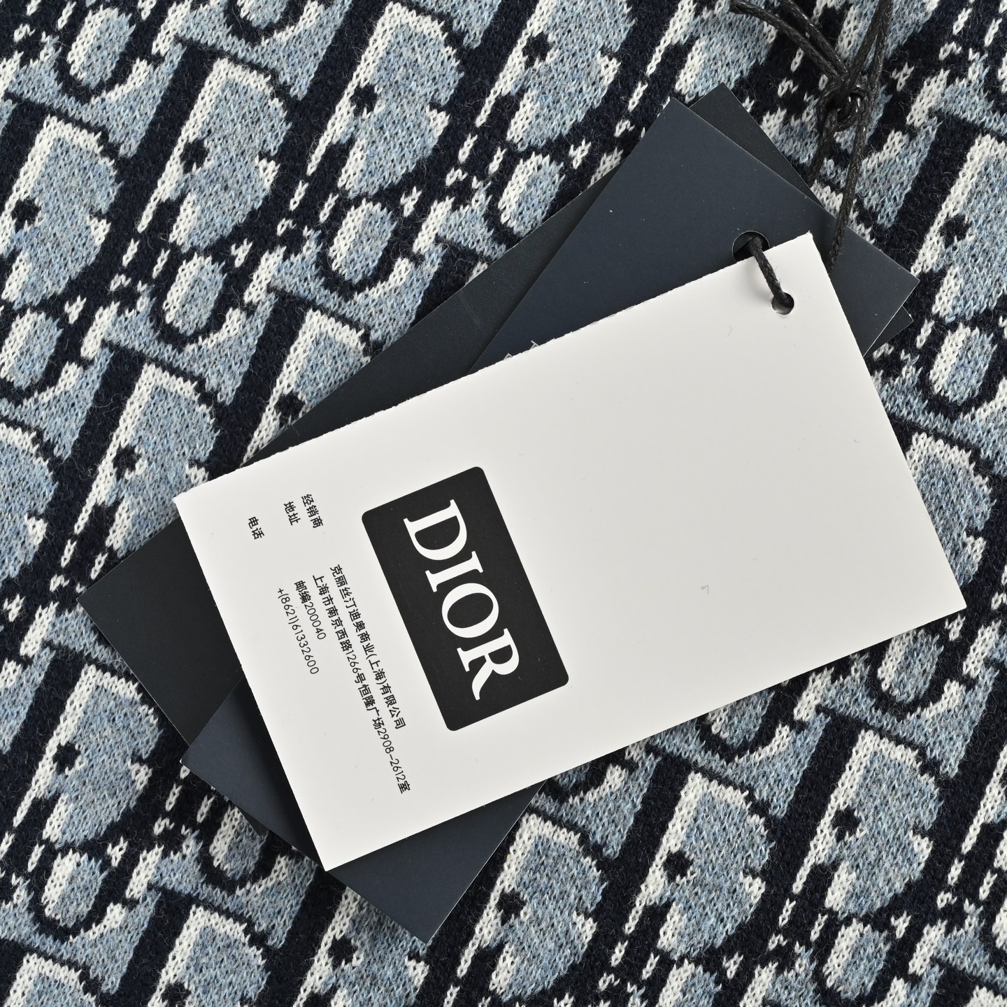Dior 25ss all over jacquard logo knitted short sleeves
