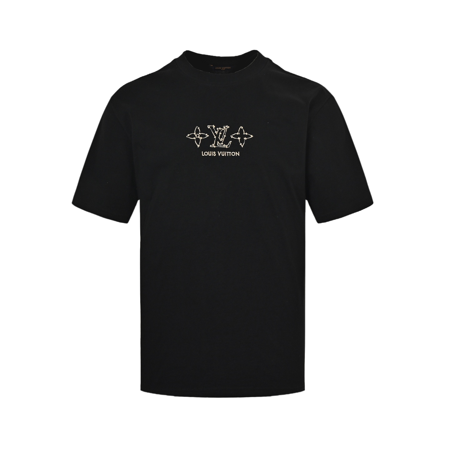Louis Vuitton 25ss four-leaf clover monogram embroidered short sleeve