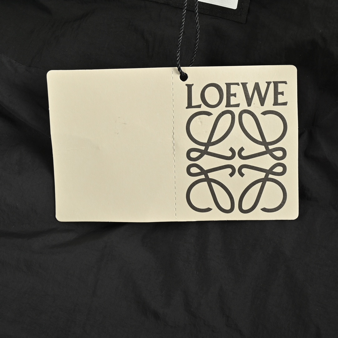 Loewe 24Fw Onpao collaboration orange zipper hooded down jacket