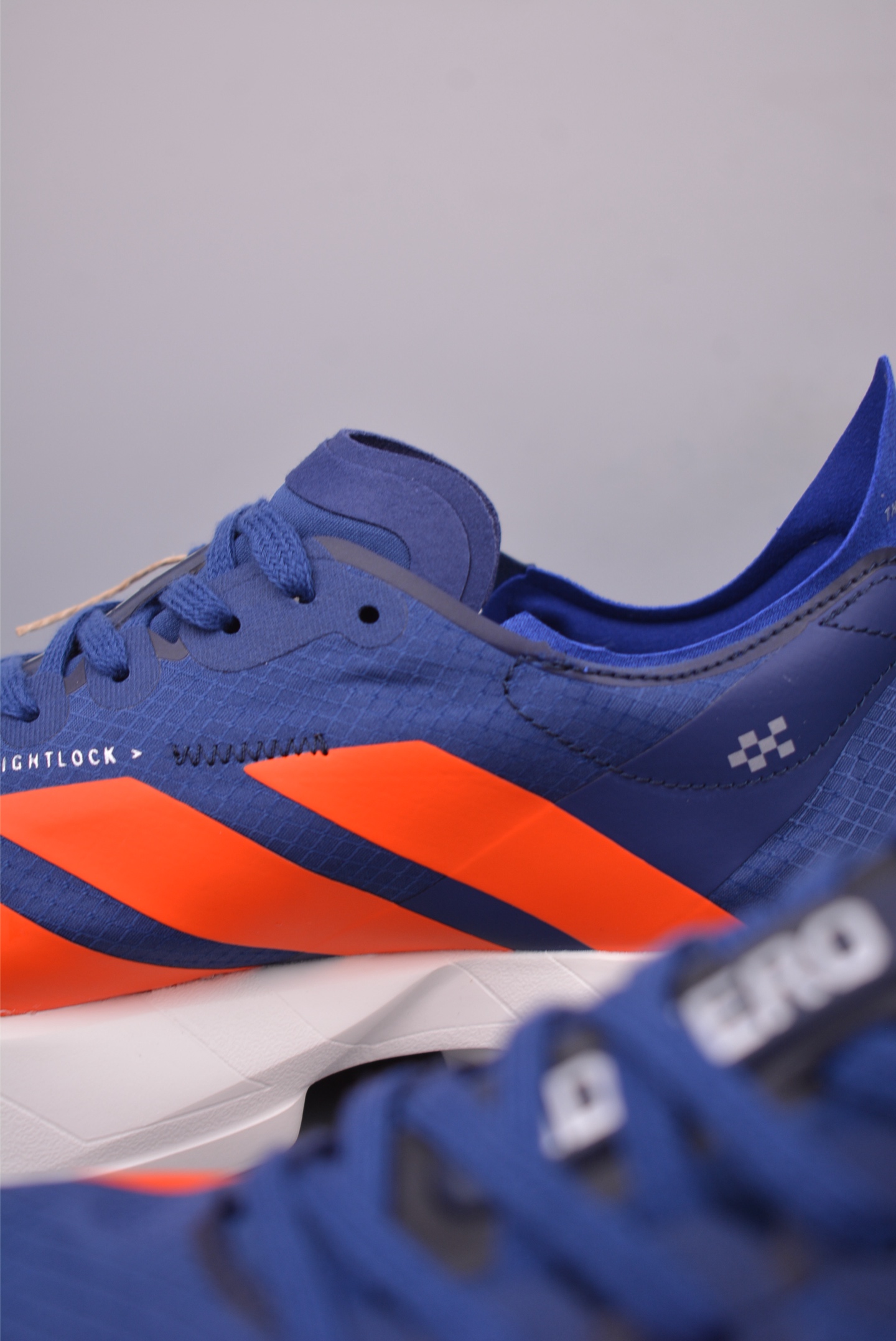 Adidas Adizero Adios Pro Evo 4 Running Shoes Network Blue White Orange JR6370