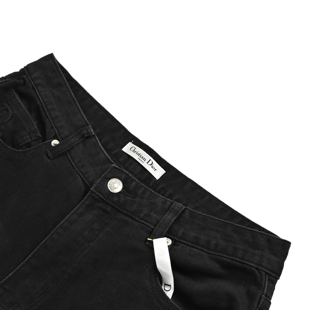 Dior 23Fw slogan jeans