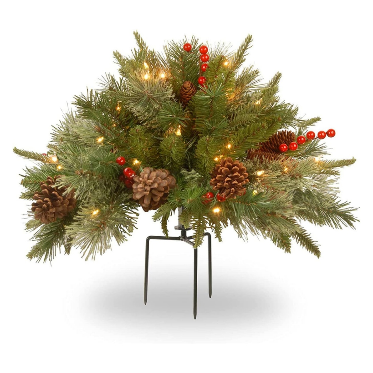 🎄CHRISTMAS ON SALE🔥Pre-lit Artificial Christmas Tree Feel Real Urn Filler