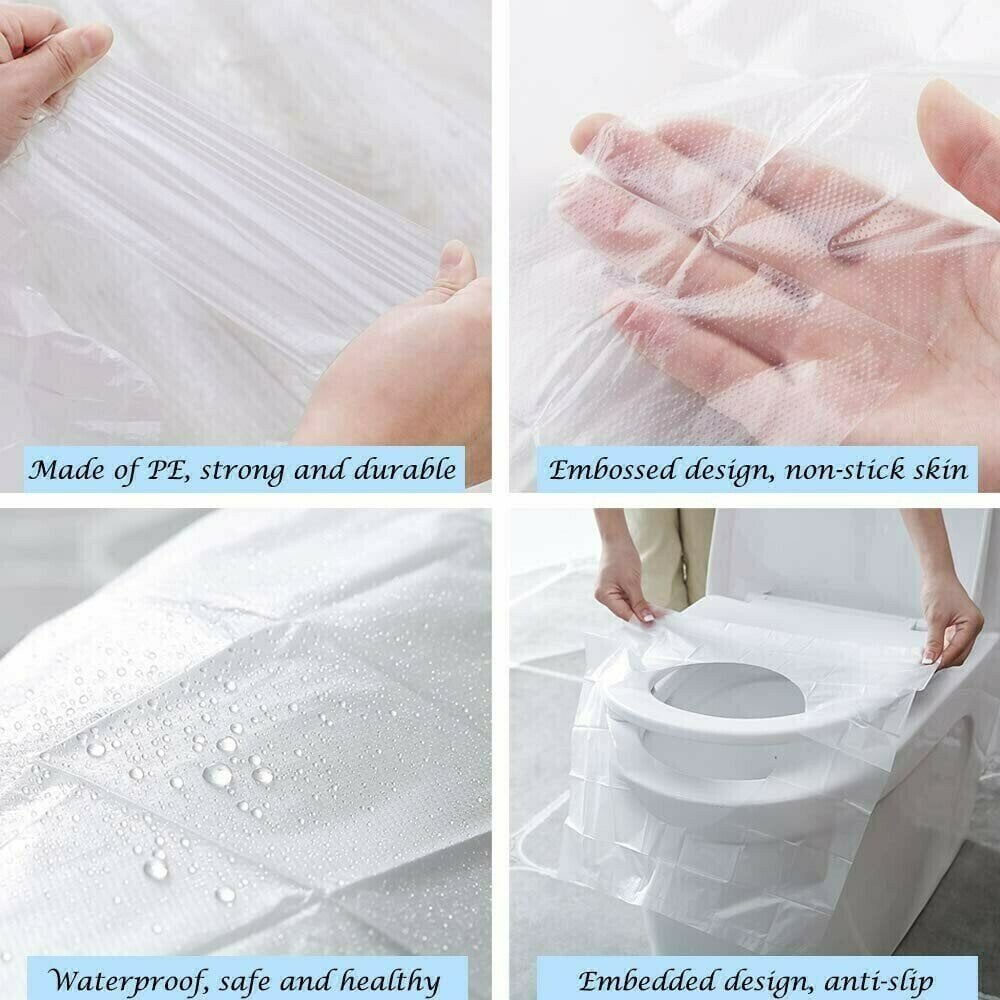 🔥Biodegradable Disposable Plastic Toilet Seat Cover🔥