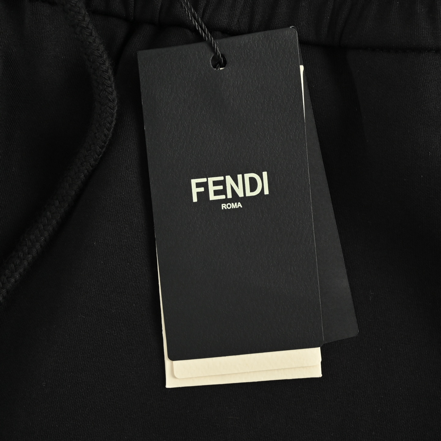 Fendi 25ss gold double F logo embroidered side mesh shorts