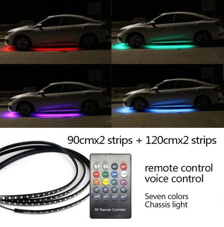 Car Chassis Flexible RGB Waterproof LED Strip Lights