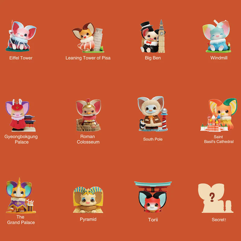 POP MART Yoki Travel Around the World Series [1 Blind Box]