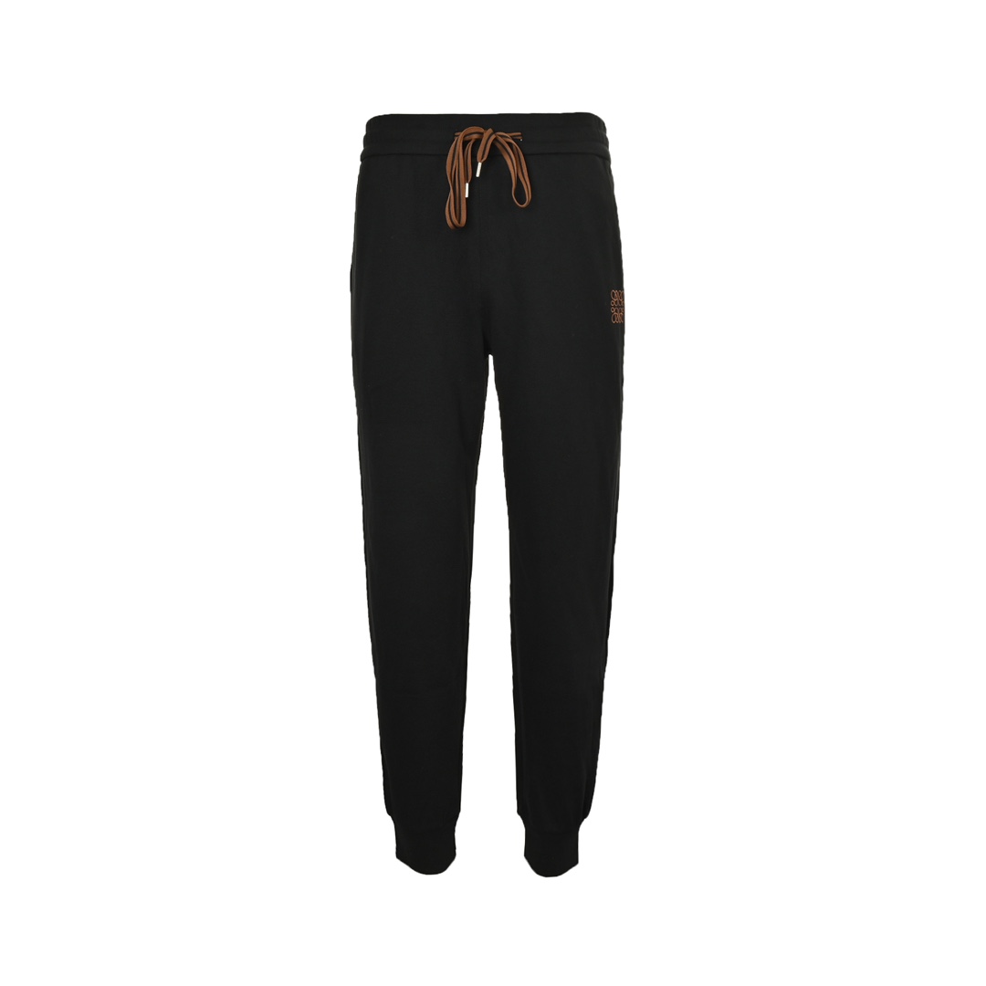 Loewe Logo and patch back pocket logo embroidered trousers