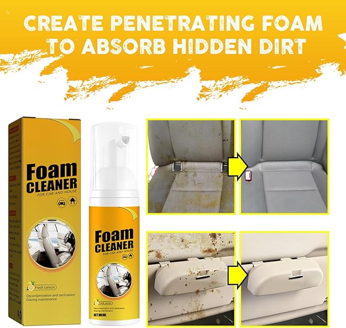 HOT SALE🔥New upgrade Foam Cleaner For Cars And Kitchens, Kitchenware, Etc
