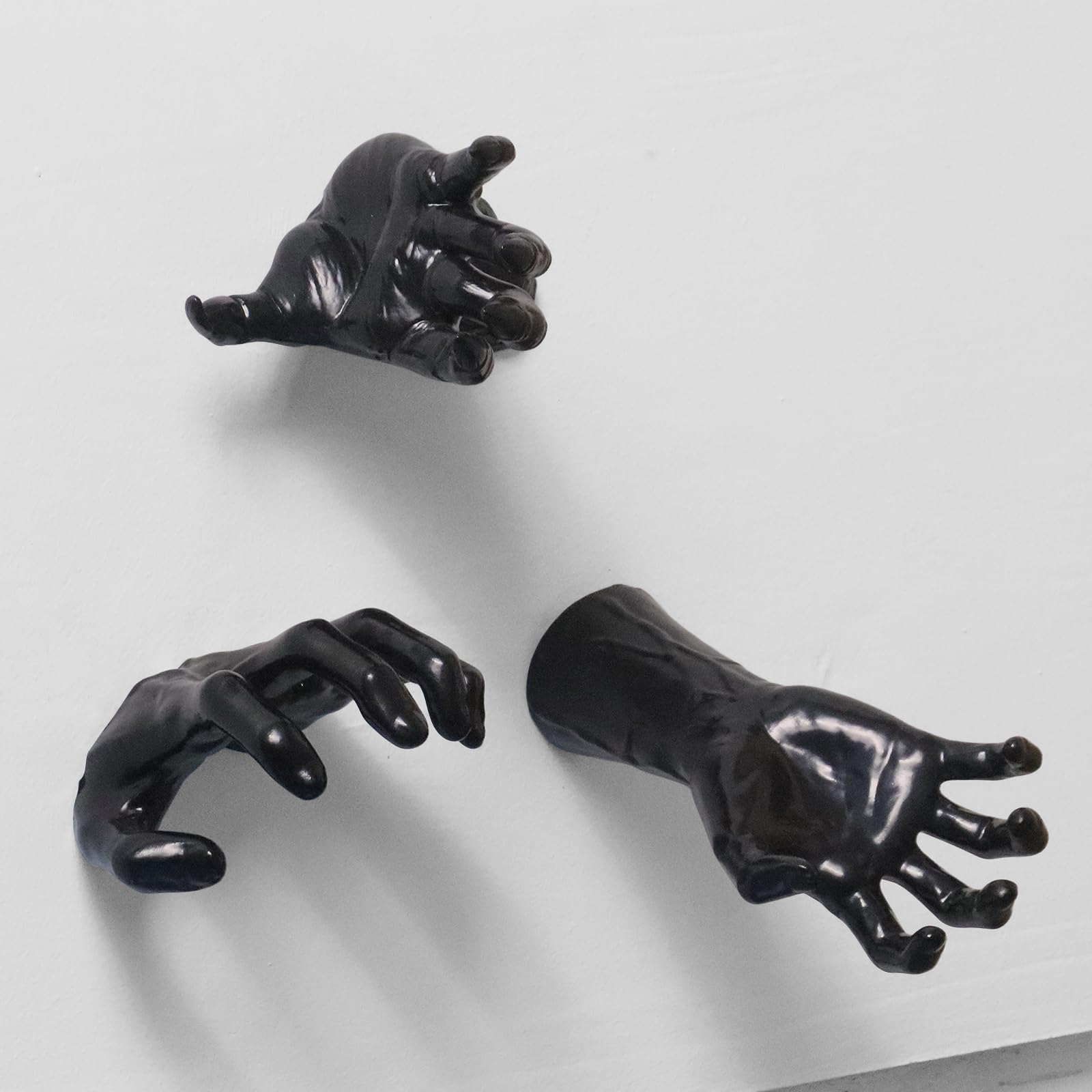 💥ON SALE💥3 Pack Wall-Mounted Creepy Reaching Hands Candle Holders🕸️🖤