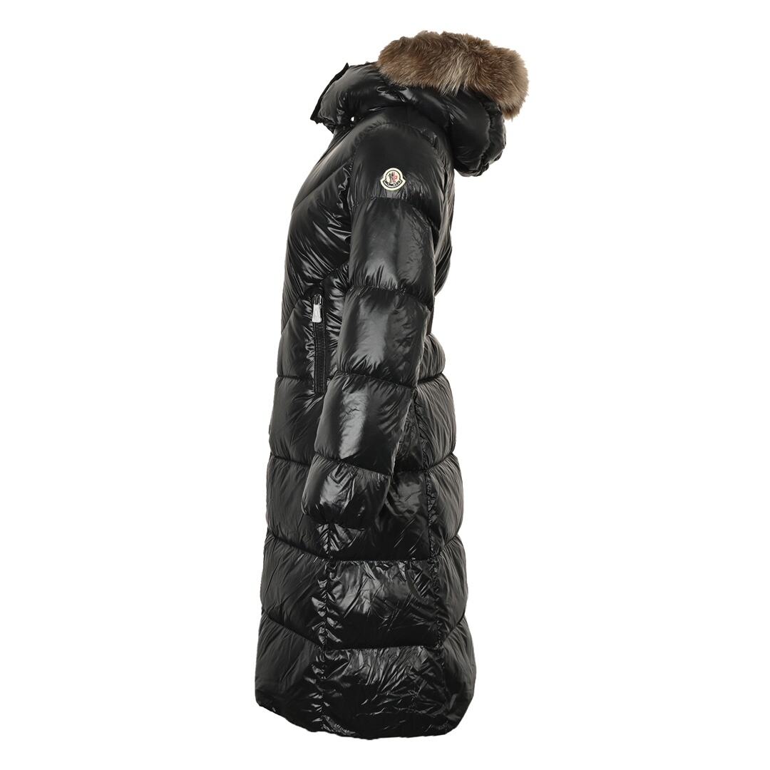 Moncler 50 Ribafur women's thick waist large fur collar mid-length down jacket
