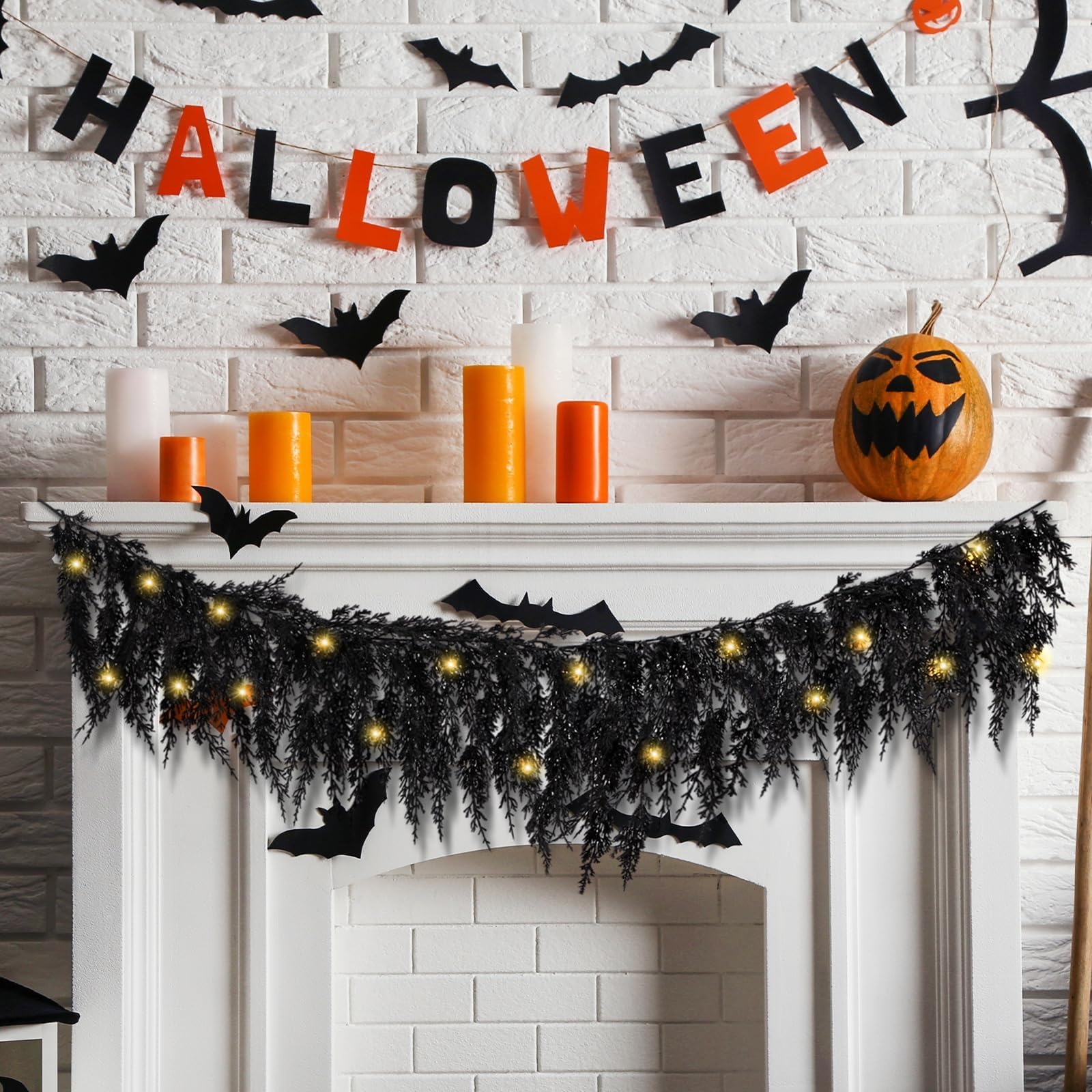 On Sale🔥6 FT Black Cypress Garland