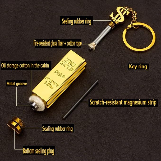Gold Bar Lighter (🔥The best gift for a man)