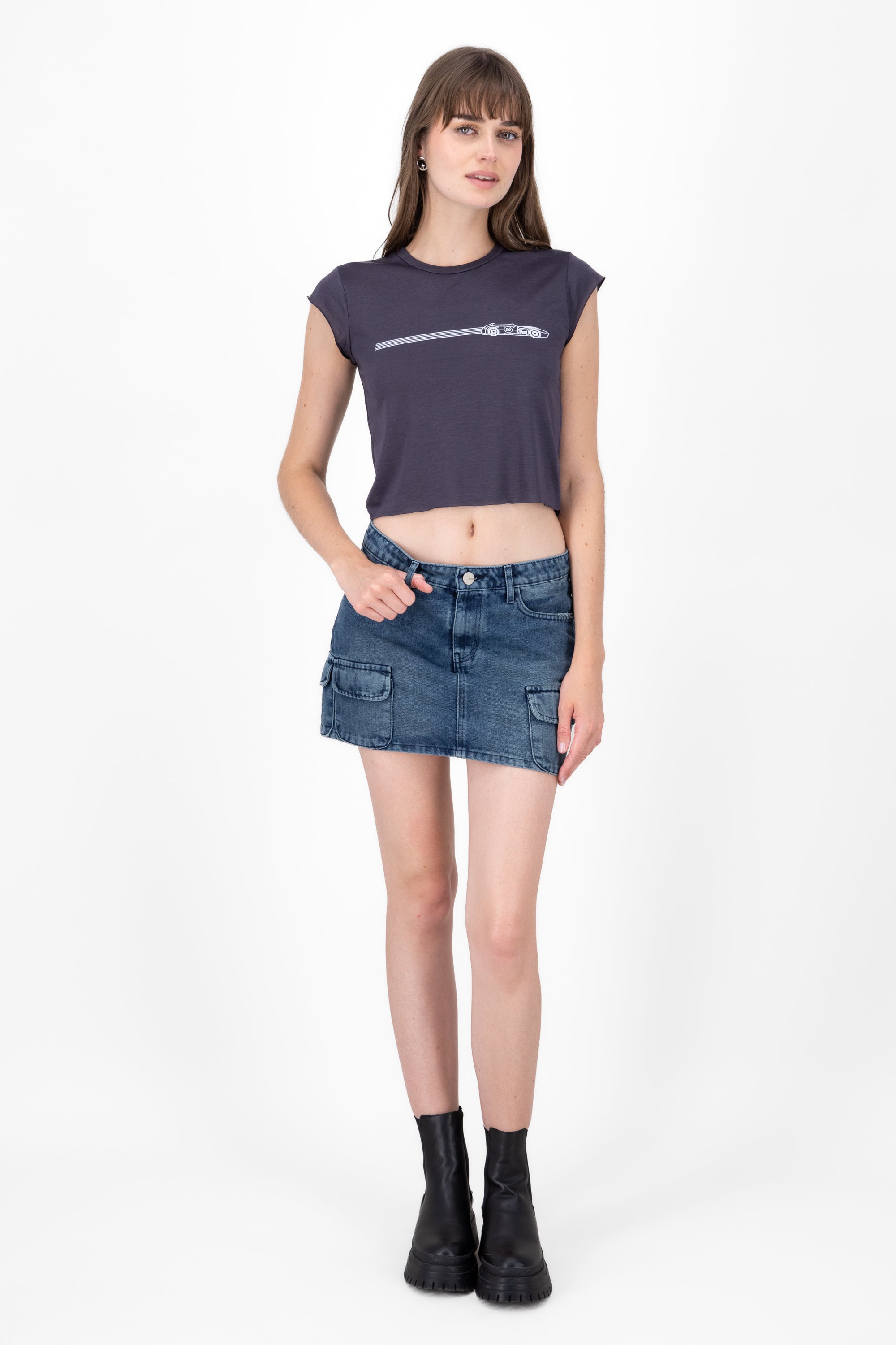Karley Cargo Mini Skirt