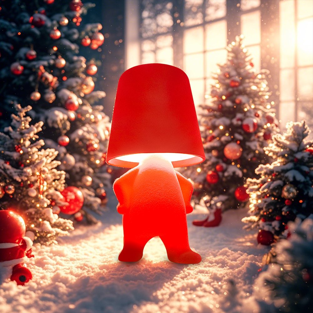 Mood Lighting Lamps, Thinker Figurine Table Lamp, Rechargeable Touch-Controlled LED Table Lamp