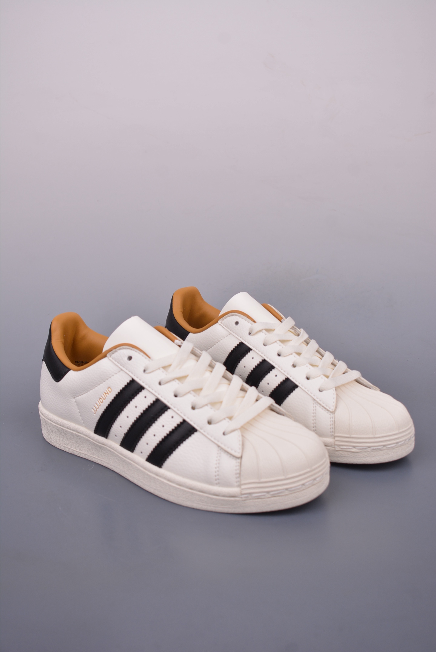 JJJJOUND x Adidas Originals Superstar 80s Sneakers Off-White, Black and Yellow IH8148