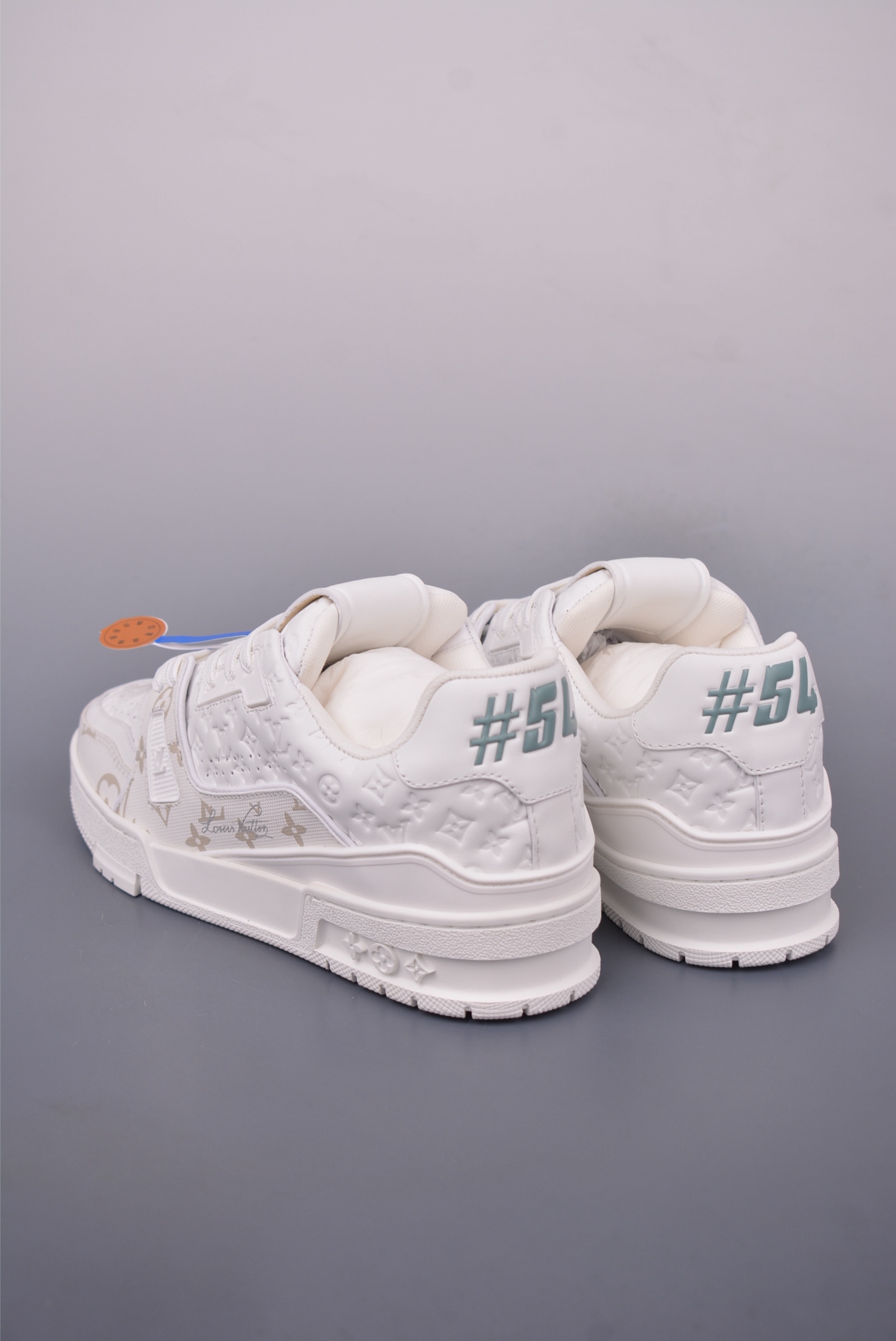 Louis Vuitton Trainer Sneaker Low White 3D Print