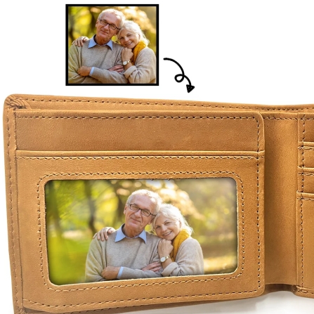 Handmade Personalized Bifold Cowhide Wallet