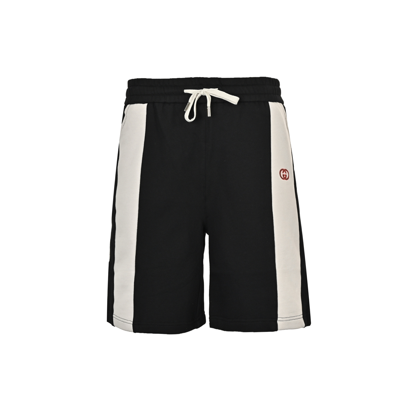 Gucci 25ss patchwork GG embroidered lettering shorts