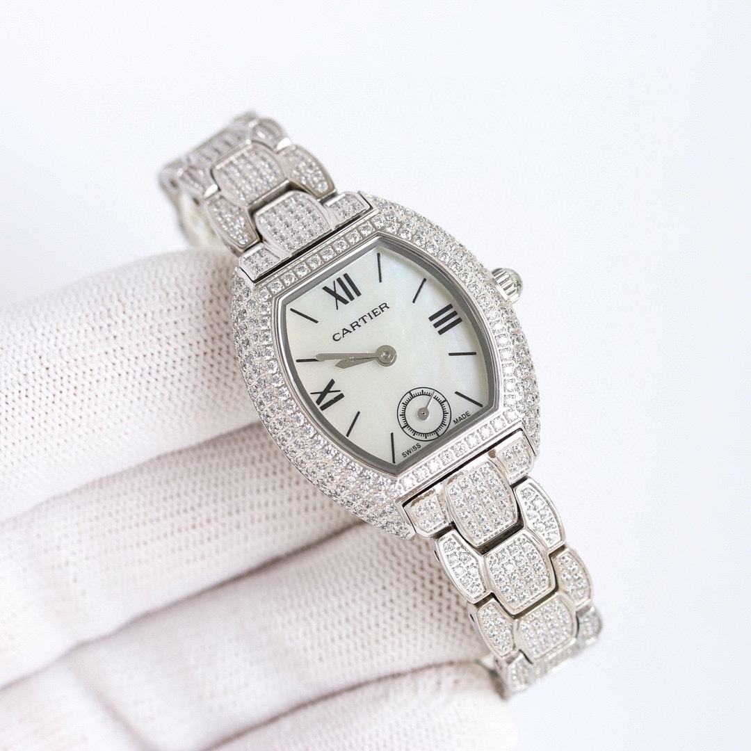 Cartier Gypsophila - Mini lady tonneau watch