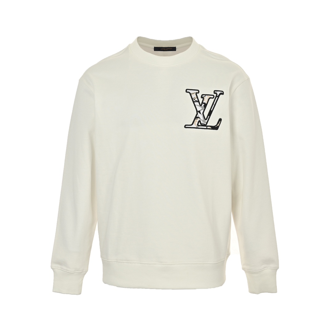 Louis Vuitton 24Fw ski logo embroidered crewneck sweatshirt