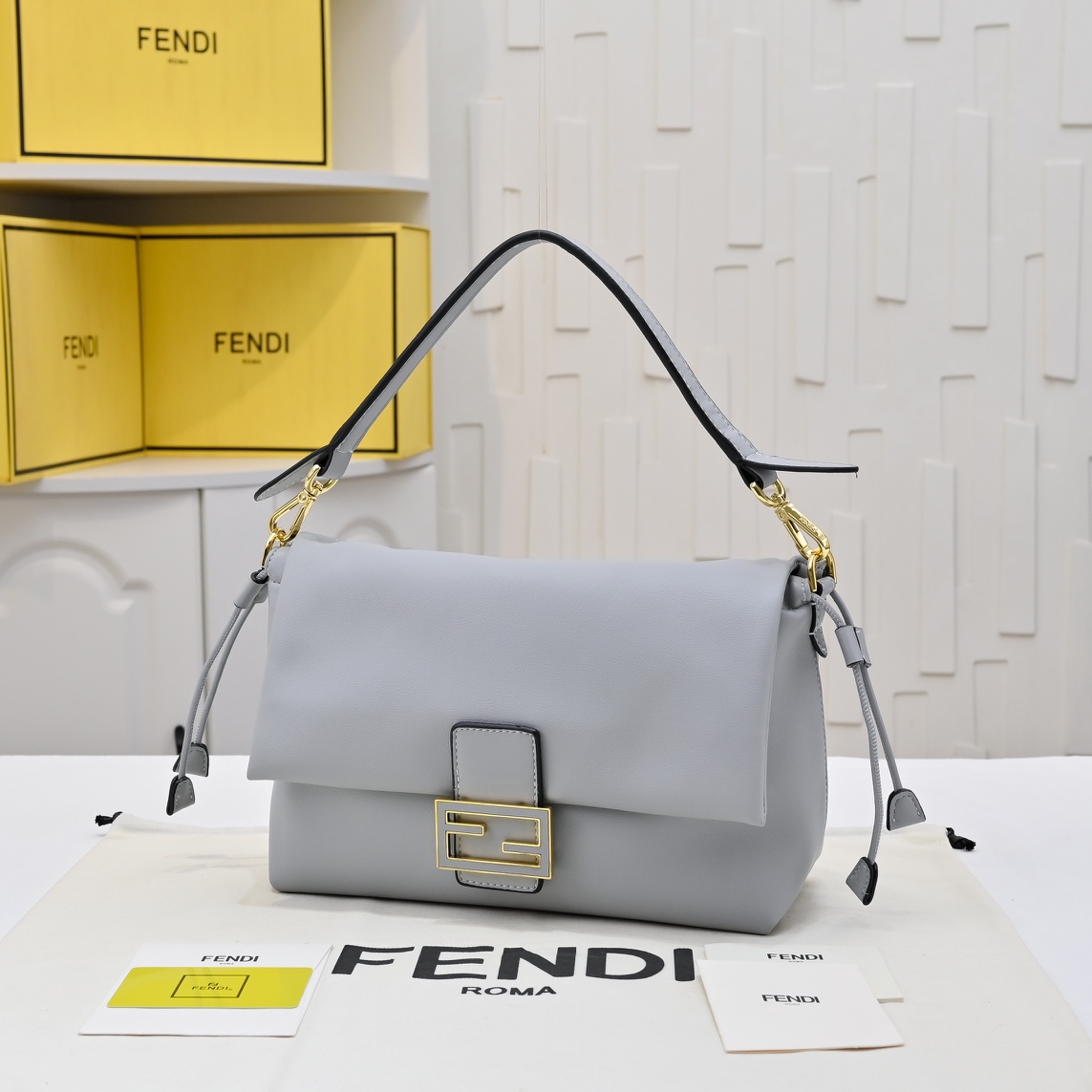 FENDI Mamma Baguette Handbag 83015B108