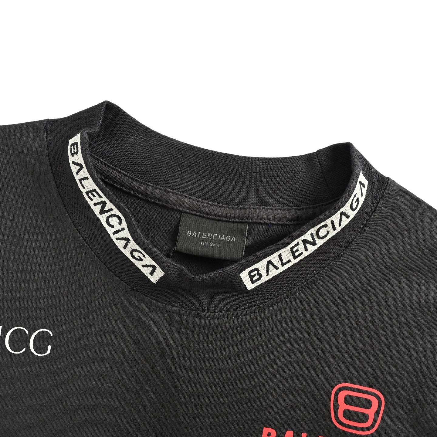 Balenciaga 25ss multi-print short-sleeved shirt