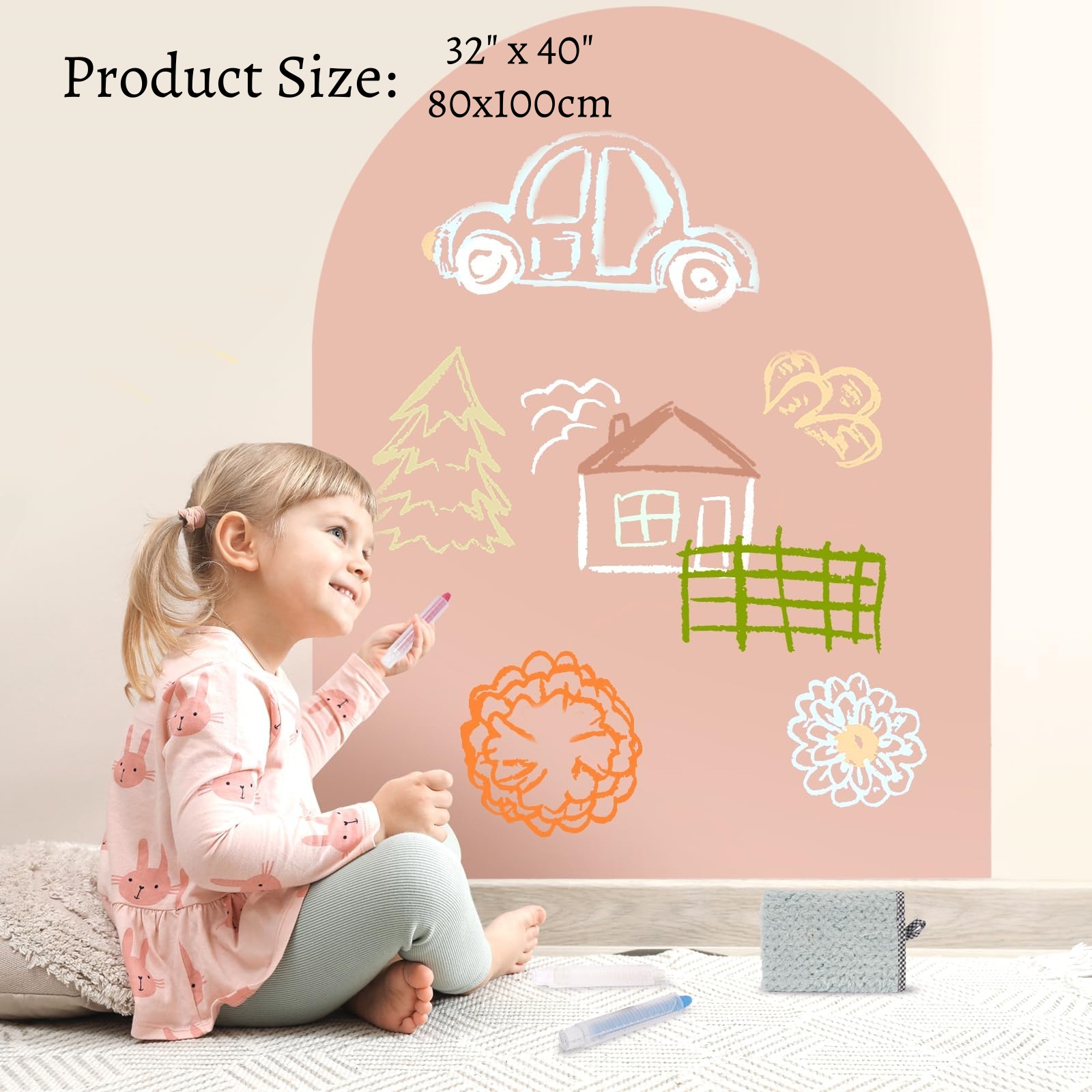 🔥On Sale🔥Magnetic Wall Decal Chalkboard
