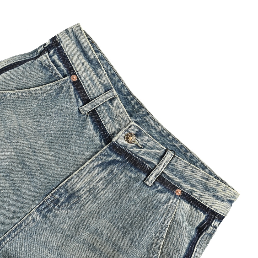 Gucci Side Pocket Faux Hem Jeans