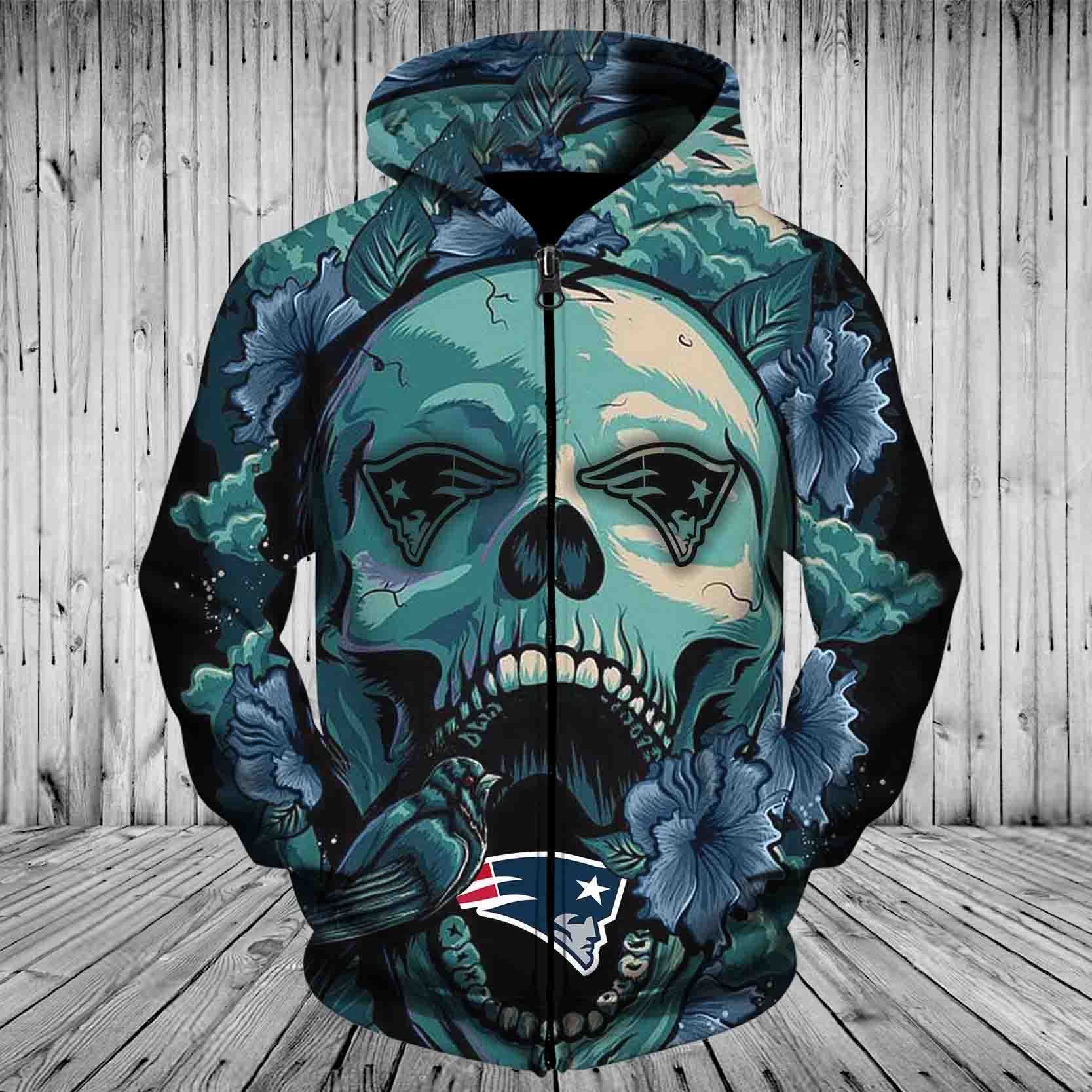 PATRIOTS HOODIE 3D FLOWER23