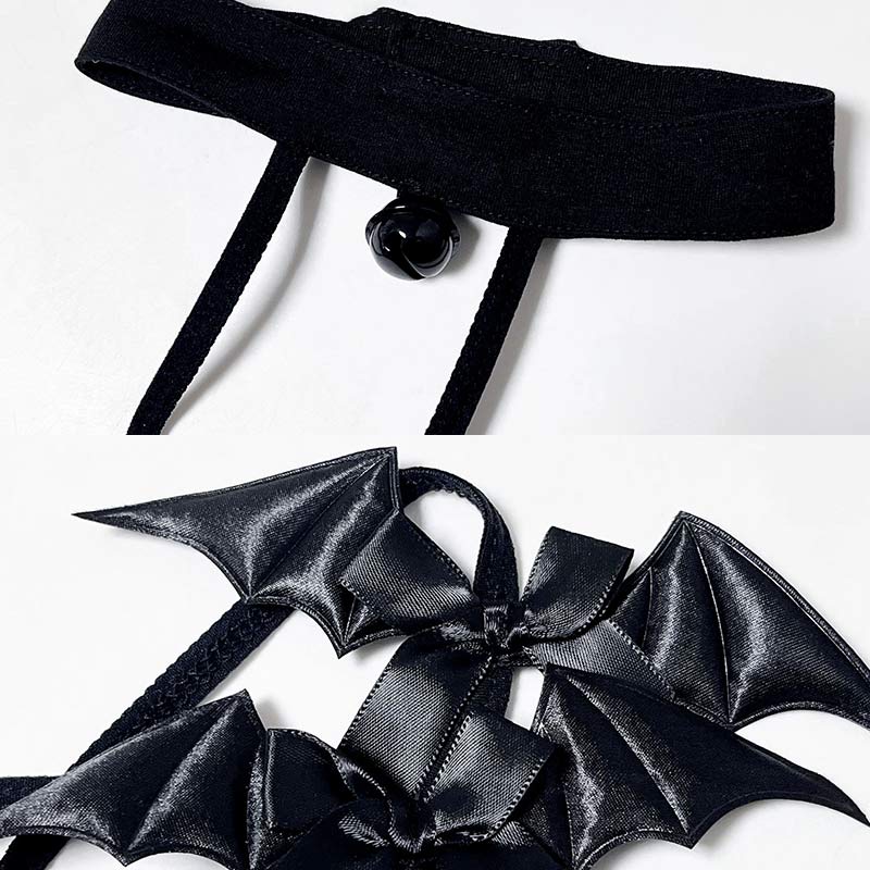Sexy Devil Wings Bikini Jumpsuit Lingerie Set