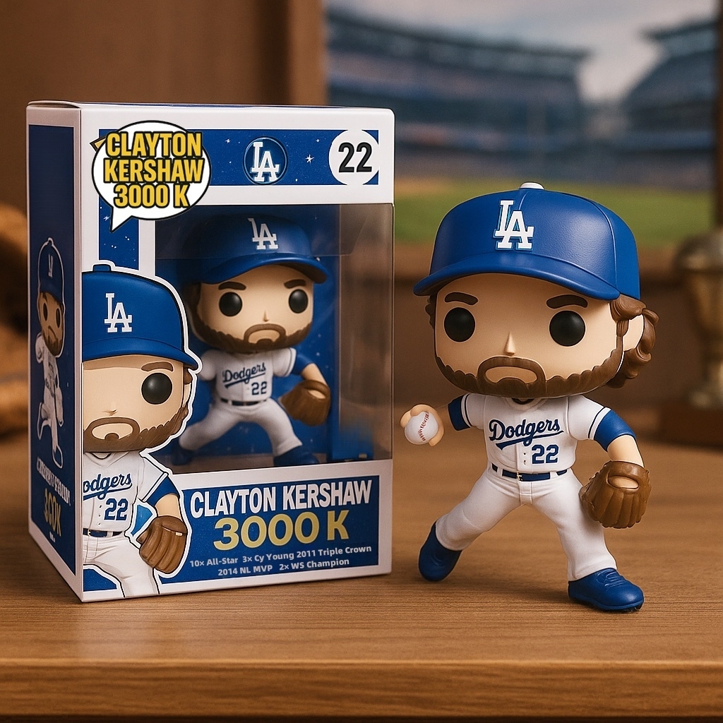 Clayton Kershaw 3000K Pop Figure