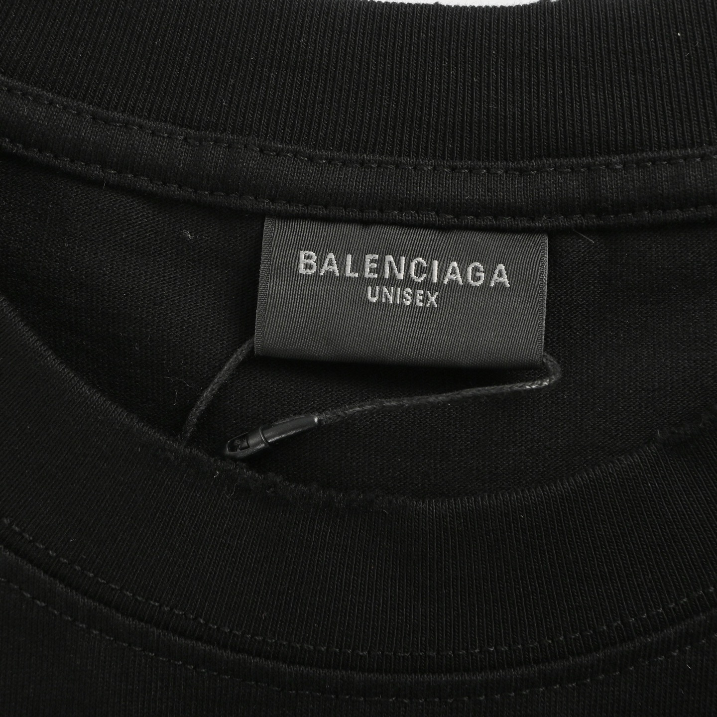 Balenciaga 25ss lock letter embroidered inkjet short sleeve