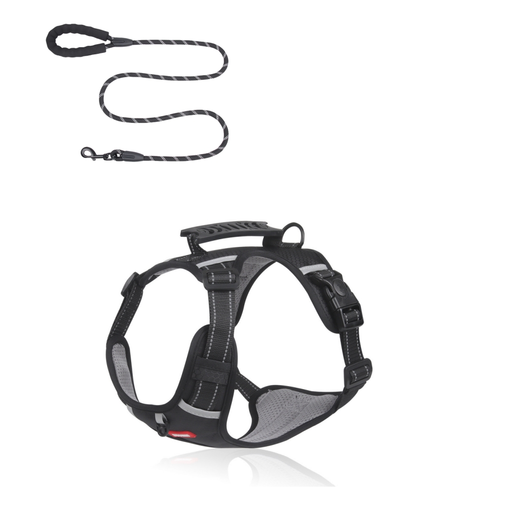 🔥Last Day 50% OFF🔥Pet Reflective Chest Harness - Explosion-Proof Chest No-Pull Punch Harness with Handle