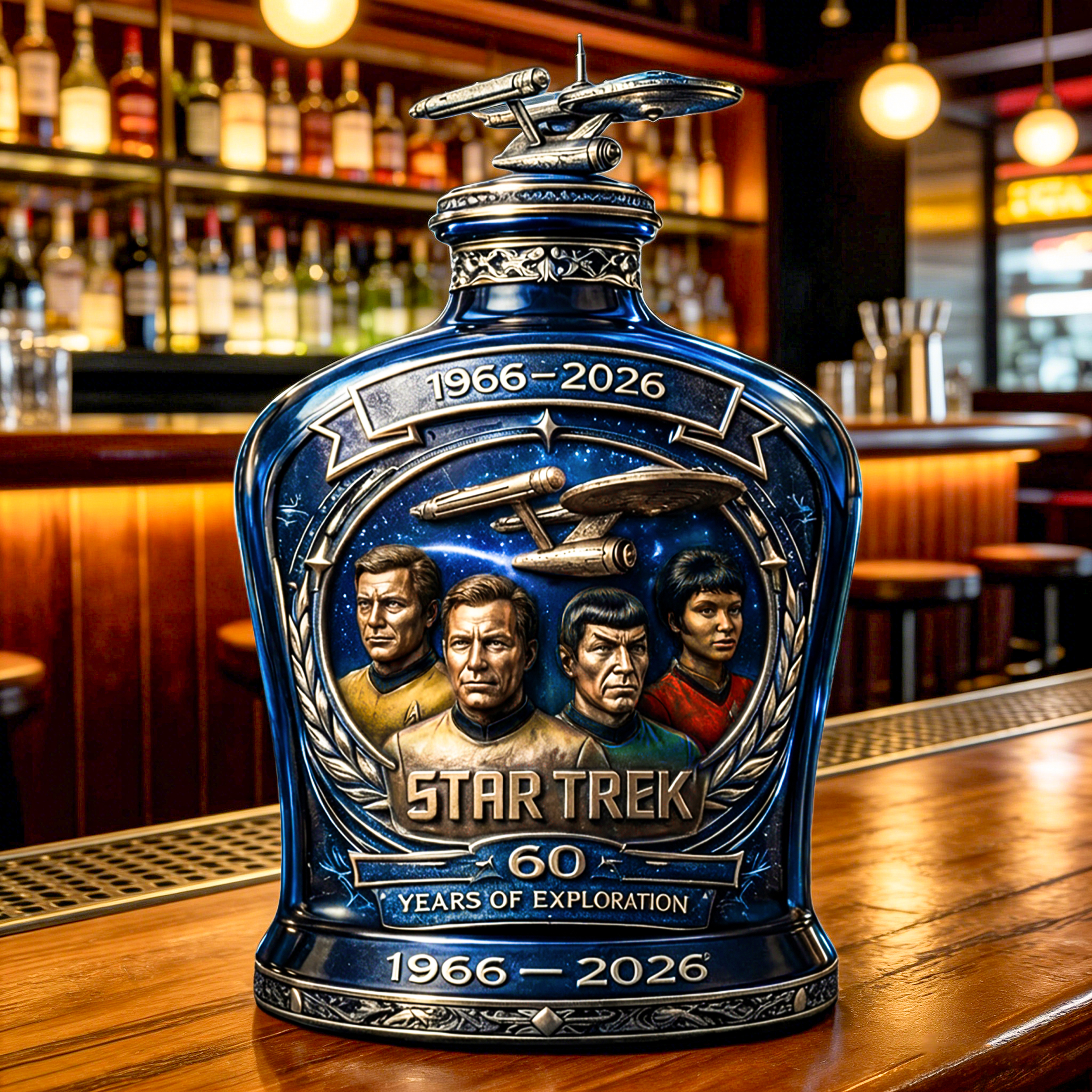 🖖🚀Star Trek 60th Anniversary Collector Bottle