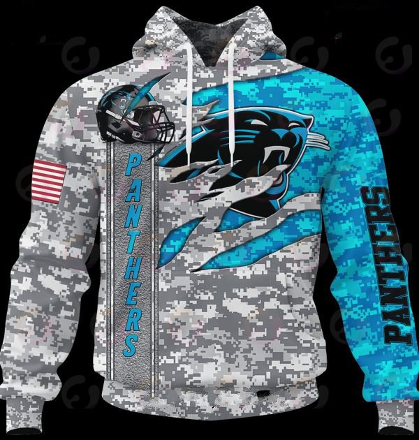 CAROLINA PANTHERS 3D HOODIE CAMO US