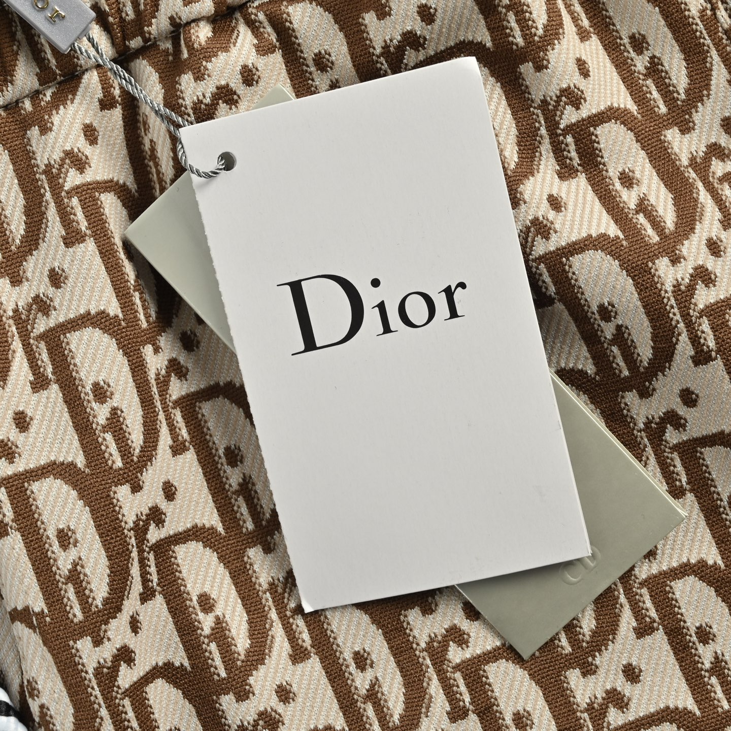 Dior 25ss all over print monogram jacquard side webbing shorts