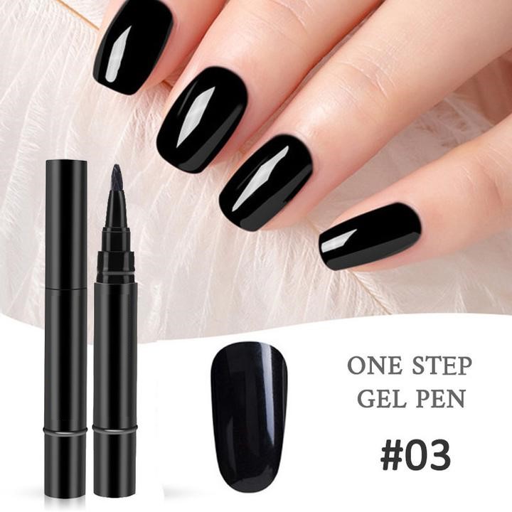(🔥Last Day Flash Sale-50% OFF)One Step Nail Gel Pen-🎉Buy 9 Get 9 Free Now(Get All Color)!