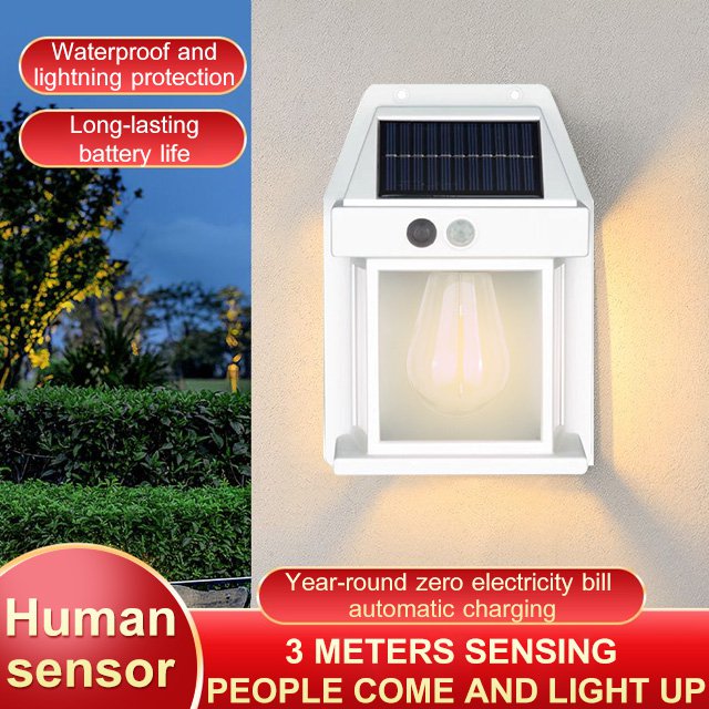 💥Last Day Promotion-[SAVE 50% OFF]--Solar lamp tungsten wall lamp--BUY 2 GET FREE SHIPPING NOW!!!