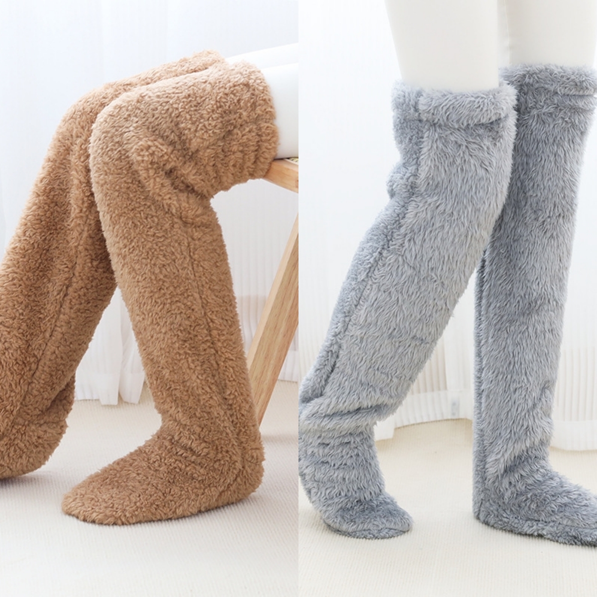 💥Last Day Promotion 60% OFF--Thickened warm and cold-proof Snuggle Paws Sock Slippers
