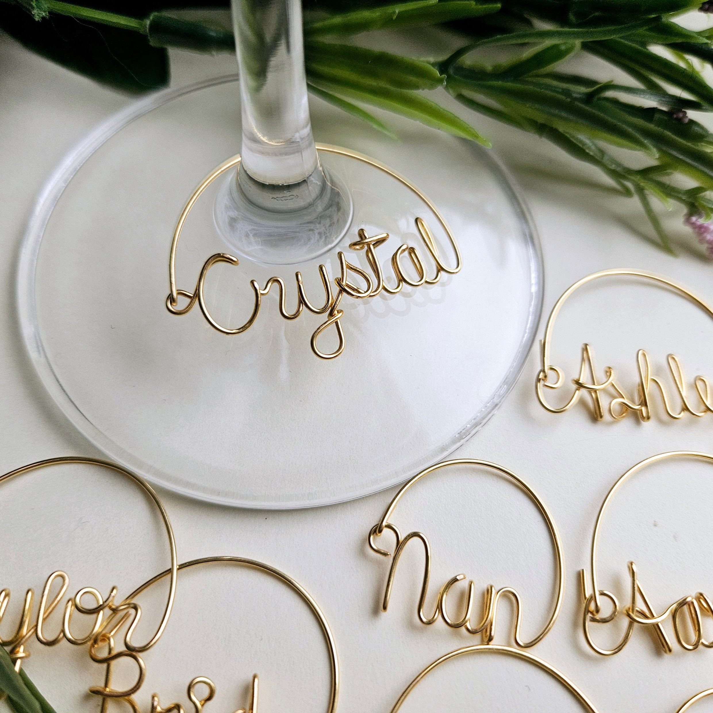 Custom Wine glass charm | Bachelorette Decorations