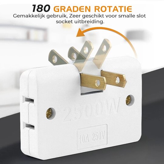 🔥48% OFF THIS HOUR🔥Rotatable Socket Converter