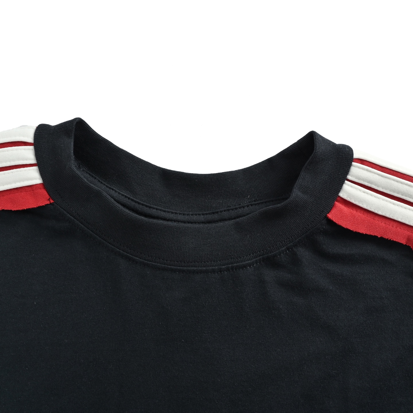 Balenciaga 25ss shoulder strap double ring embroidered short sleeves