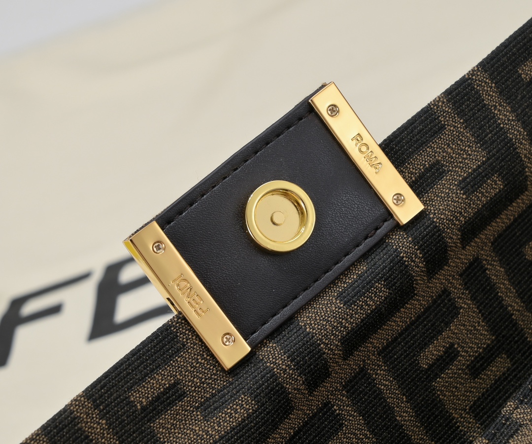 FENDI Monogram Mini Baguette Bag 83314B60