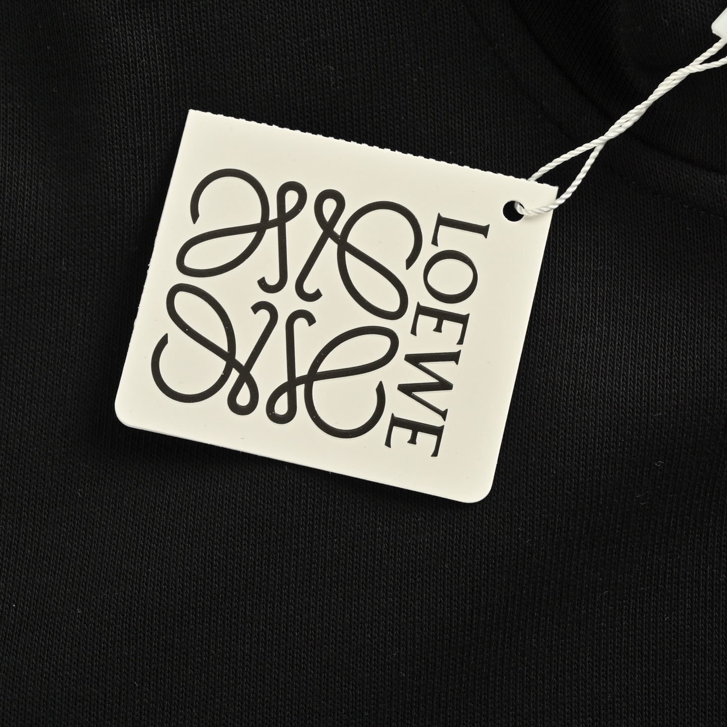 Loewe 25Fw terry patch logo hoodie
