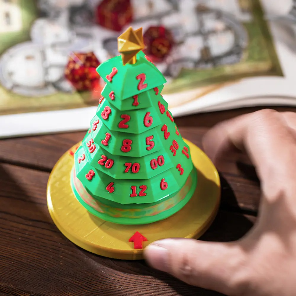 Spinning Christmas Tree Dice Decoration🎲