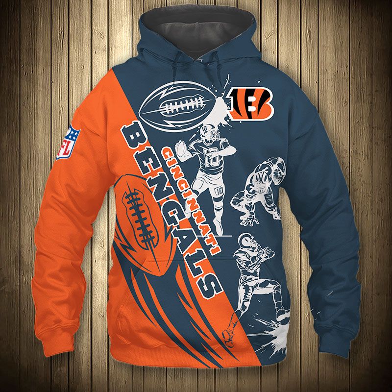 CINCINNATI BENGALS 3D HOODIE CB003
