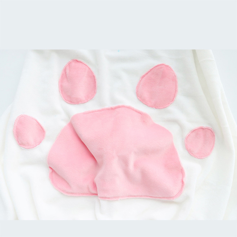 Cat Paw Bunny Ears Halter Lingerie Dress