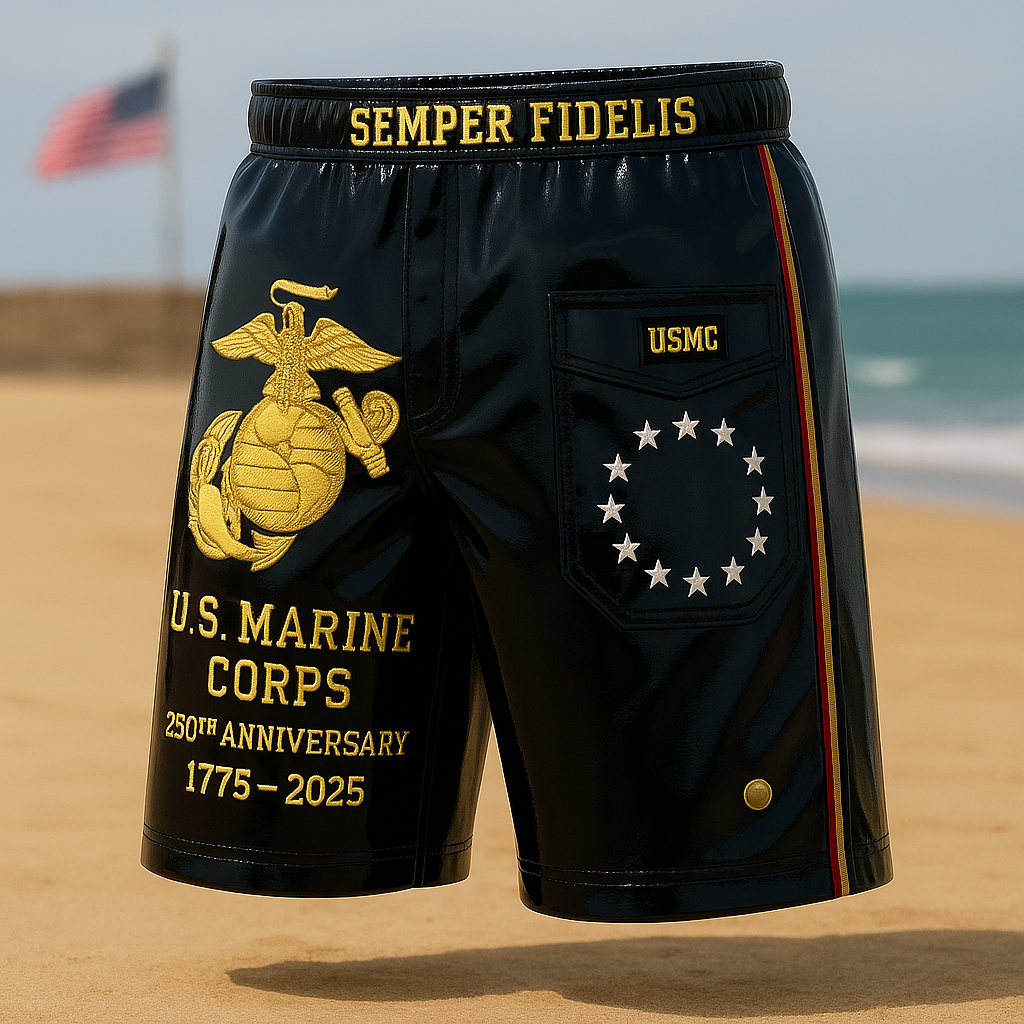 USMC 250th Anniversary Commemorative Shorts – 🔥Limited Holiday Drop